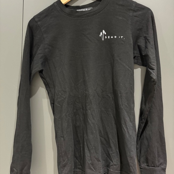 Long-sleeve Send it black shirt - Picture 2 of 2